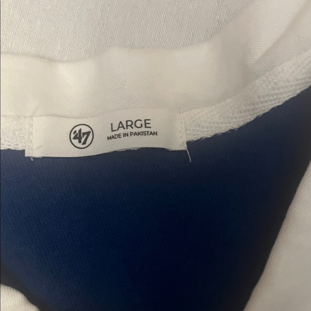 Blue and White NY Giants Sweatshirt - Picture 4 of 5